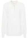 Isabel Marant Étoile Estela Broderie Anglaise-trim Shirt In 白色