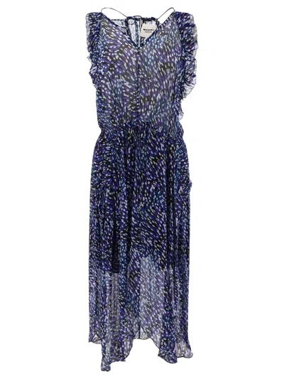 Marant Etoile Fadelo Dresses Blue