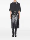 Isabel Marant Étoile Faux-leather Midi Skirt In Black