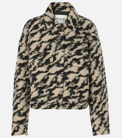 Isabel Marant Étoile Ferida Printed Wool-blend Jacket In Multi