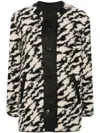 Isabel Marant Étoile Fernalia Cropped Coat In Black