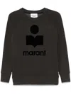Isabel Marant Étoile Marant Etoile Mobyli Sweatshirt With Flocked Logo In ブラック