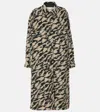 Isabel Marant Étoile Fontizi Wool-blend Coat In Multicoloured