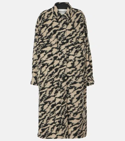 Isabel Marant Étoile Fontizi Wool-blend Coat In Black