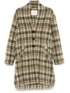 Isabel Marant Étoile Gabriel Coat In Green