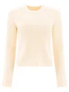 Isabel Marant Étoile Gabyne Ribbed Knit Sweater In Powder