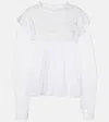 Isabel Marant Étoile Ganael Cotton Voile Blouse In White