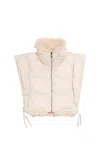 Isabel Marant Étoile Reversible Faux-shearling Vest In Beige