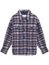 Isabel Marant Étoile Long-sleeved Shirt And Jacket In Purple