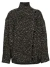 Isabel Marant Étoile Herringbone-pattern Jacket In Black