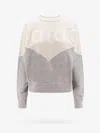 Isabel Marant Étoile Cotton Sweatshirt With Logo Print In Grey
