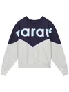 Isabel Marant Étoile Crew Neck Long Sleeve Sweatshirt In Blue