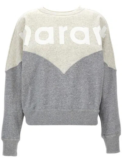 Isabel Marant Étoile Houston Crewneck Logo Sweatshirt In Multi