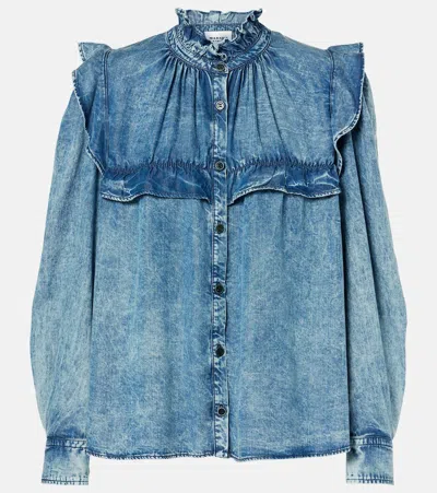 ISABEL MARANT ÉTOILE IDETY RUFFLED SHIRT