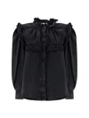 Isabel Marant Étoile Idety Denim Shirt In Black