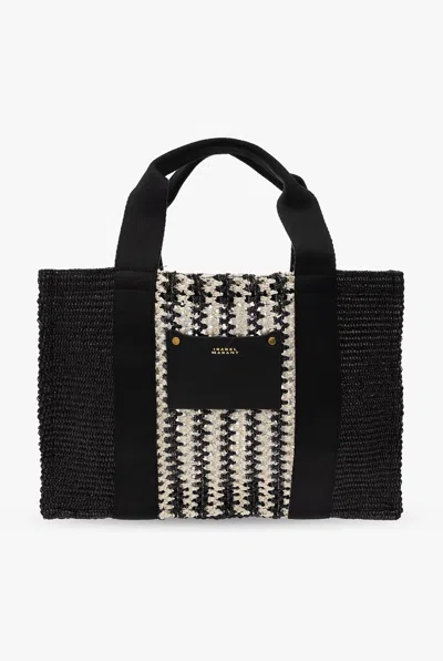 Marant Etoile Isabel Marant Aruba Small Shopper Bag In Black