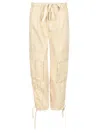 Isabel Marant Étoile Ivy Cotton Cargo Trousers In Sand