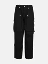 Isabel Marant Étoile Jannick' Black Cotton Pants In Navy