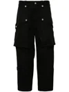 Isabel Marant Étoile Jannick Cargo Trousers In Black