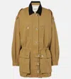 Isabel Marant Étoile Joanna Cotton Jacket In 卡其色
