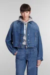 Isabel Marant Étoile Blue Julie Denim Jacket In Blue