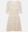 Isabel Marant Étoile Fauve Crocheted Knit Mini Dress In Ecru