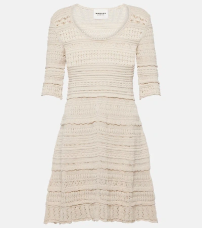 ISABEL MARANT ÉTOILE JUMI COTTON CROCHET MINIDRESS