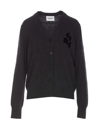 Marant Etoile Karin Cardigan In Grey