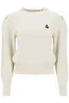 Isabel Marant Étoile Isabel Marant Etoile Melange Cream Cotton Blend Abelle Sweater In Neutral