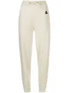 Isabel Marant Étoile Elastic Waistband Side Pockets Trousers In 02ly