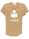 Shop Isabel Marant Étoile Koldi T-shirt In Brown