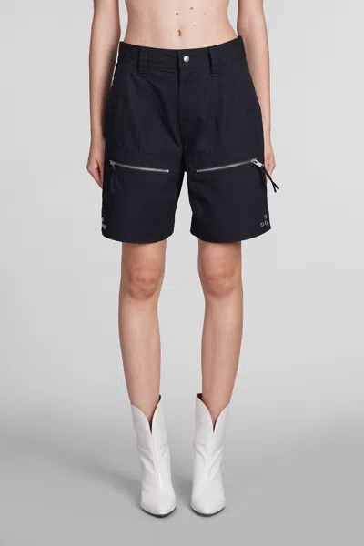 Marant Etoile Kynan Shorts In Black Cotton