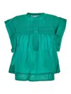 Isabel Marant Étoile Leaza Organic Cotton Blouse