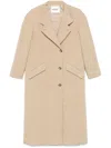 Isabel Marant Étoile Lewina Coat In Neutrals