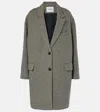 Isabel Marant Étoile Limizag Wool-blend Coat In Multicoloured