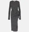 Isabel Marant Étoile Lisy Midi Dress In Grey