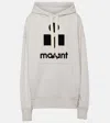 MARANT ETOILE LOGO COTTON-BLEND JERSEY HOODIE