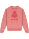 Isabel Marant Étoile Logo-print Sweatshirt In Pink