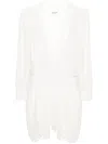 Isabel Marant Étoile Long-sleeve V-neck Dress In Nude