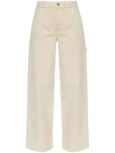 Isabel Marant Étoile Long Wide-leg Trousers In Neutrals