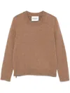 Isabel Marant Étoile Round Neck Sweater In Brown