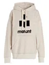 Isabel Marant Étoile Isabel Marant Etoile Women Melange Ivory Cotton Blend Mansel Sweatshirt In Gray