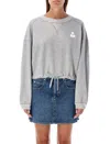 Isabel Marant Étoile Sweatshirt Isabel Marant Etoile Woman Color Mouse Grey In Grey White