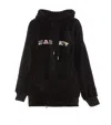 Isabel Marant Étoile Martia Fleeced Hoodie In Black