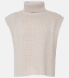 Isabel Marant Étoile Megan Turtleneck Wool Sweater Vest In Black