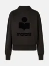 Isabel Marant Étoile 'moby' Black Cotton Blend Sweatshirt In Black
