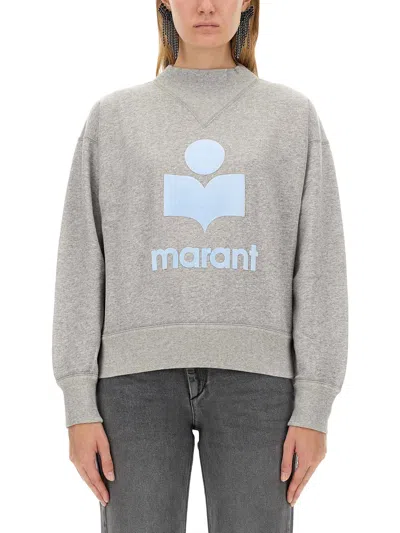 Marant Etoile "moby" Sweatshirt In Grey