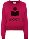 MARANT ETOILE MOBYLI LOGO-PRINT SWEATSHIRT