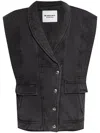 Isabel Marant Étoile Naelle Vest In Schwarz