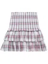 Isabel Marant Étoile Naomi Layered Skirt In Pink